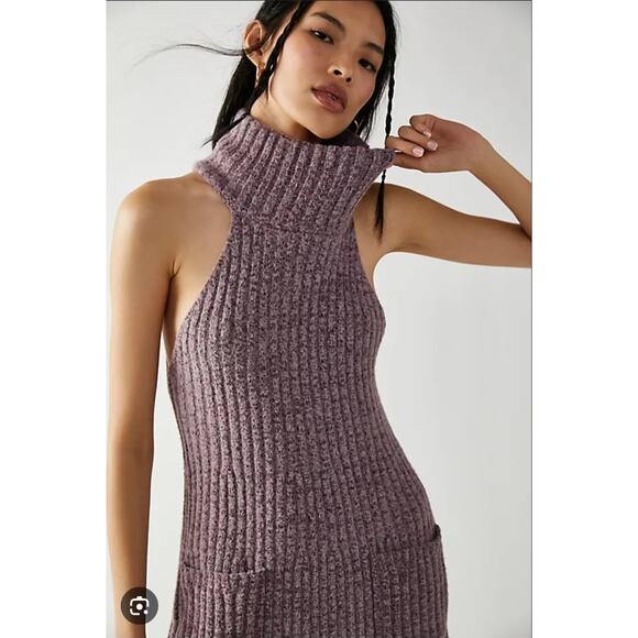 Free People Claude Mini Dress Brandy Wine Combo Women's Size Small Boho Office - Picture 5 of 16